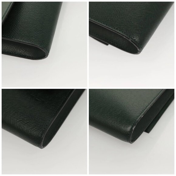 LOUIS VUITTON Taiga Leather Volga Briefcase Epicea LV Auth - Picture 16 of 16